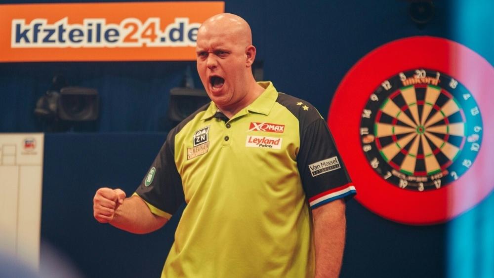 In Köln am Start: Michael van Gerwen In Köln am Start: Michael van Gerwen