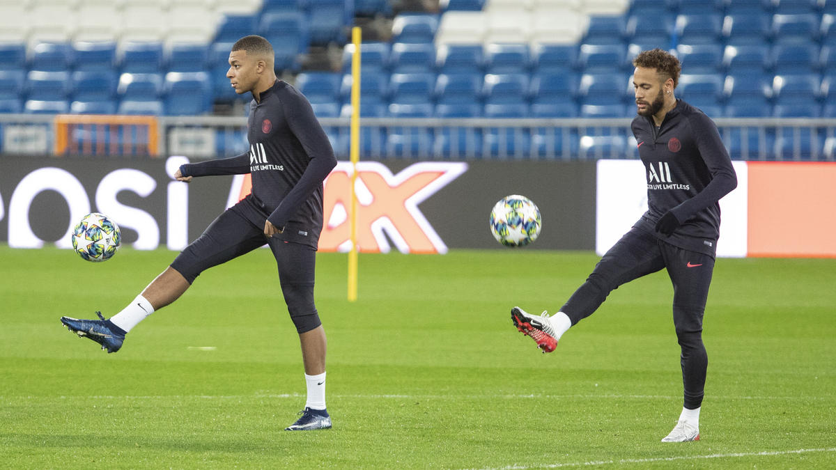 Die PSG-Stars testen gegen Le Havre Die PSG-Stars testen gegen Le Havre