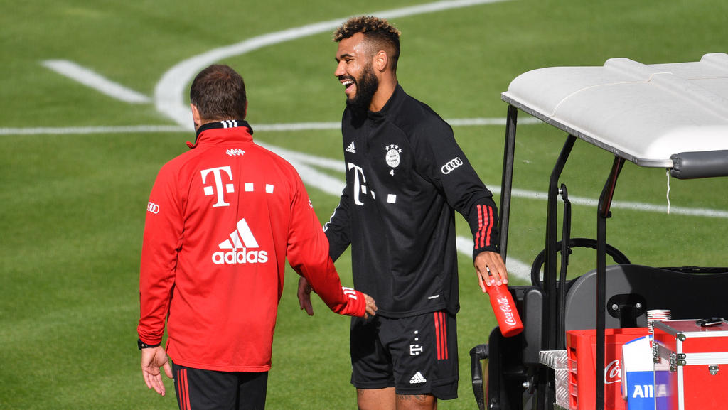 Eric Maxim Choupo-Moting sorgt beim FC Bayern für gute Laune