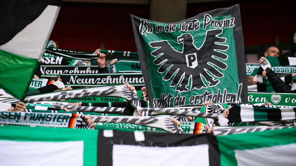 Die Preußen-Fans setzten ein tolles Zeichen gegen Rassismus