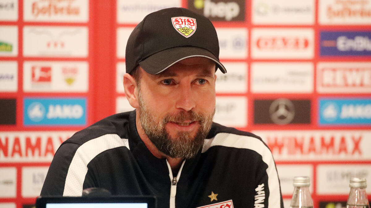 VfB-Cheftrainer Sebastian Hoeneß