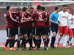 Der 1. FC Nürnberg entschied das Topspiel gegen Leipzig für sich