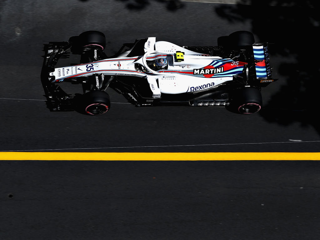 Reifenschaden: Lance Stroll humpelt mit seinem Williams-Boliden an die Box Reifenschaden: Lance Stroll humpelt mit seinem Williams-Boliden an die Box