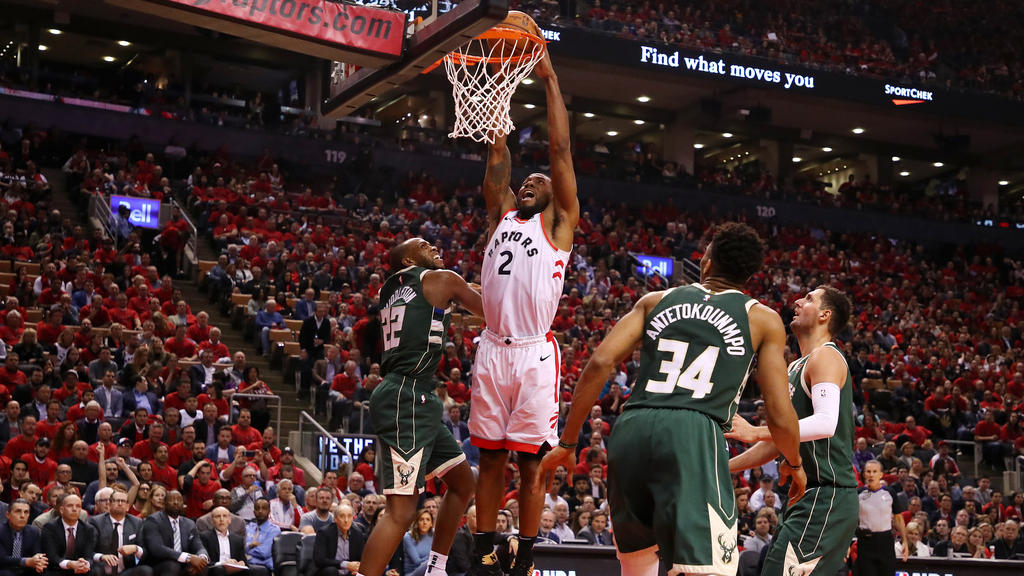 Kawhi Leonard und die Raptors haben in der Serie gegen die Bucks ausgeglichen Kawhi Leonard und die Raptors haben in der Serie gegen die Bucks ausgeglichen