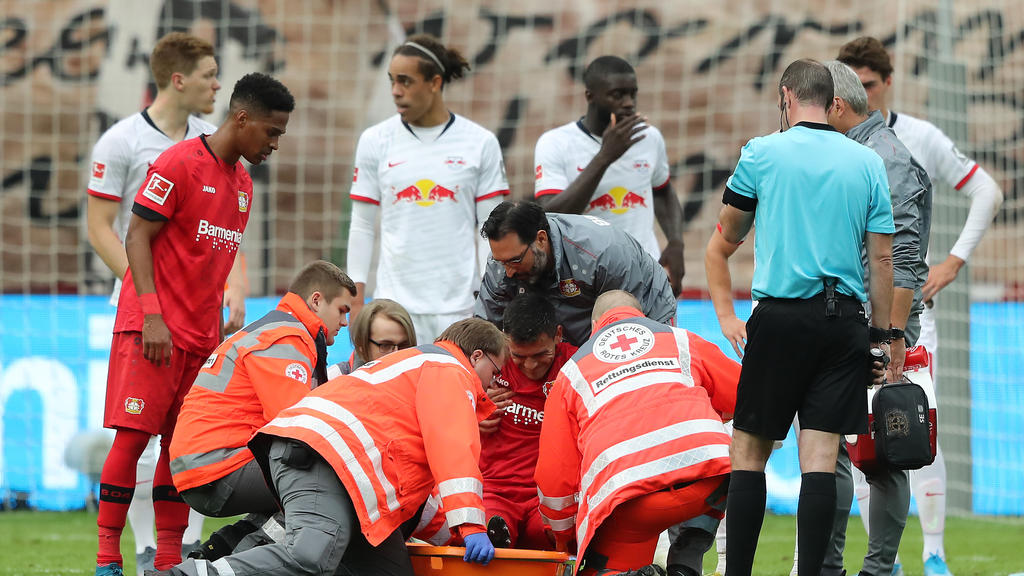 Bayer Leverkusen und RB Leipzig trennten sich unentschieden - Aránguiz verletzt sich