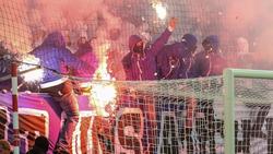 Einige Fans von Hertha BSC sorgten beim Stadtderby gegen Union für Ausschreitungen