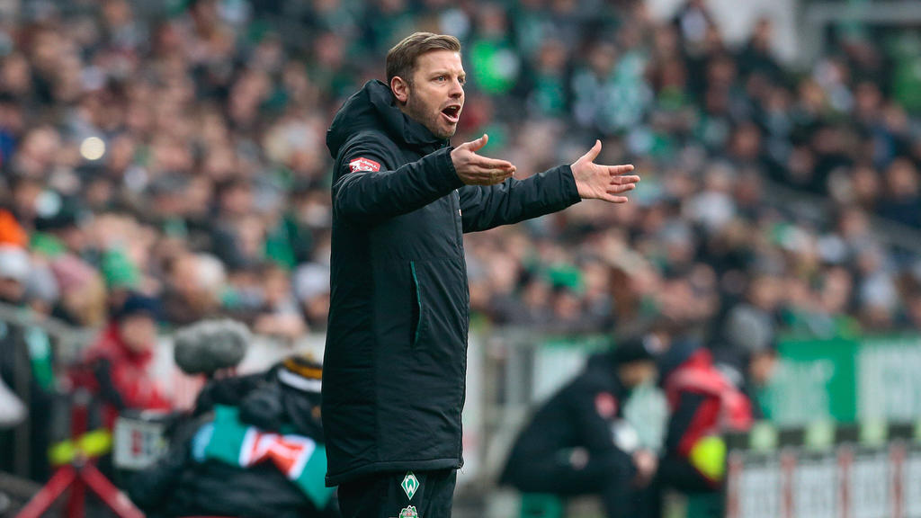 Florian Kohfeldt kassierte mit Werder Bremen eine empfindliche Niederlage