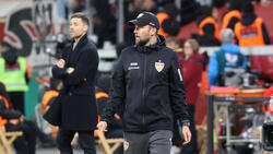 Die überragenden Trainer der Bundesliga-Saison 2023/24: Xabi Alonso (hinten) und Sebastian Hoeneß