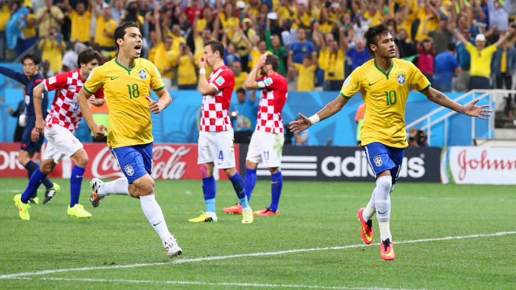 Brasil y Croacia se vieron las caras en el Grupo A del Mundial 2014. (Foto: Getty)
