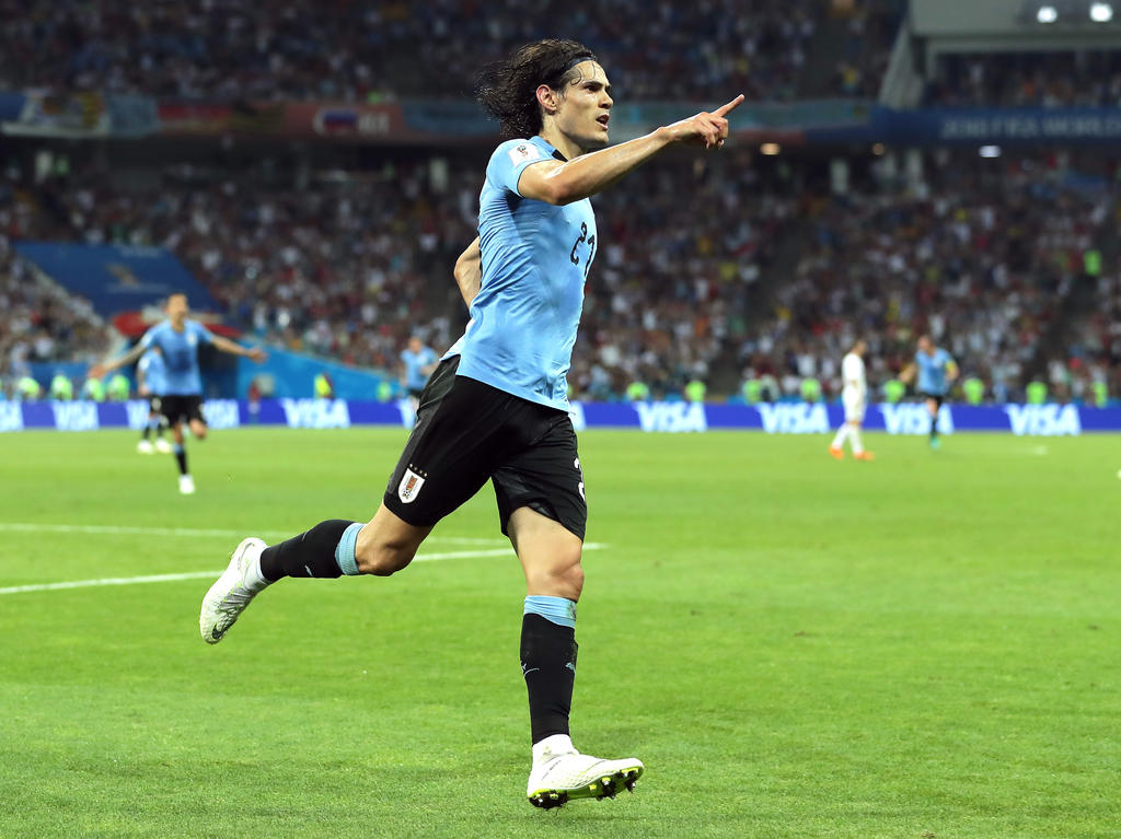 Edinson Cavani schoss Uruguay zum Sieg