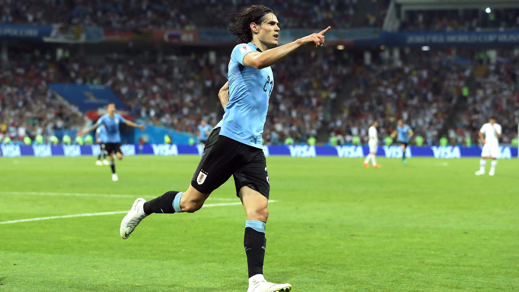 Cavani schießt Uruguay zur 2:1-Führung