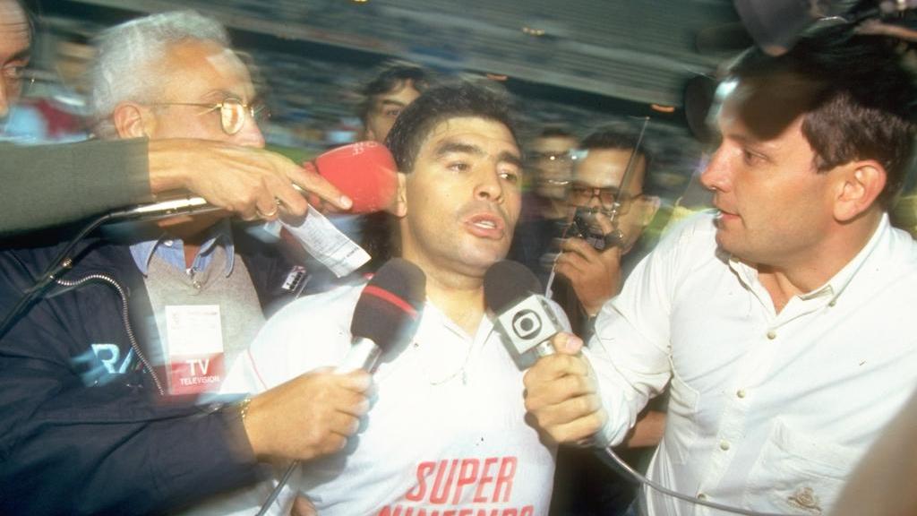 Diego Maradona war 1992 beim HSV im Gespräch