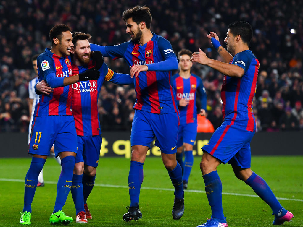 Neymar, Messi und Co. feiern eine Torparty im Camp Nou
