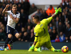 Harry Kane erzielte zwei Treffer für Tottenham