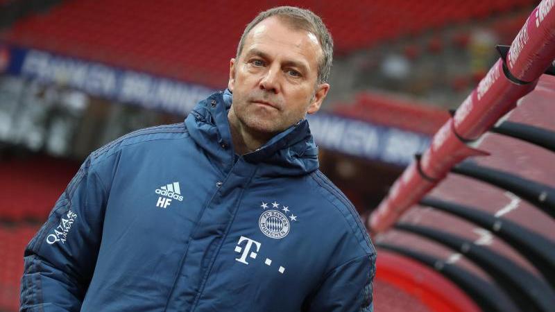 Hansi Flick will mit den Bayern eine starke Rückrunde spielen Hansi Flick will mit den Bayern eine starke Rückrunde spielen