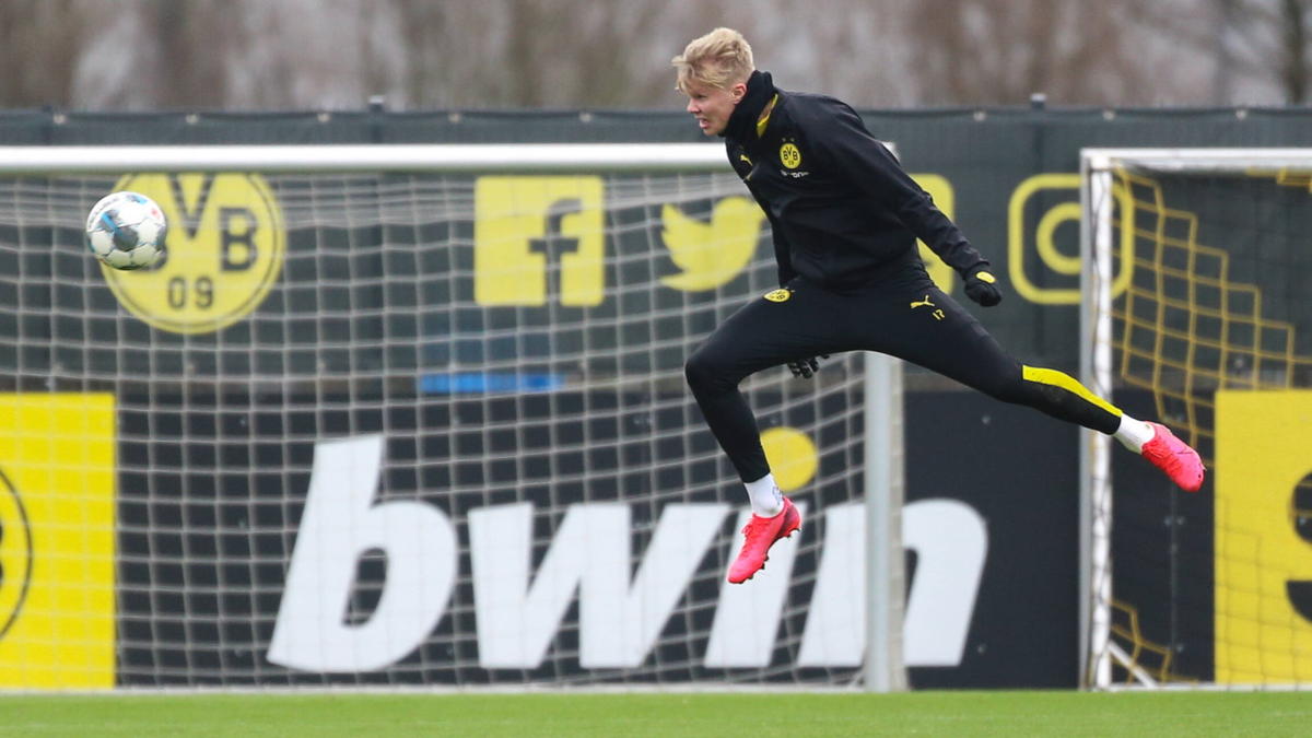 Auch BVB-Star Erling Haaland wird ab Montag in Zweier-Gruppen trainieren Auch BVB-Star Erling Haaland wird ab Montag in Zweier-Gruppen trainieren