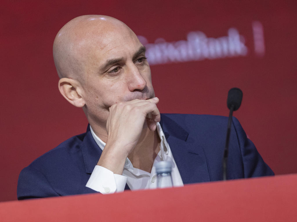 Rubiales en una rueda de prensa del pasado año. Rubiales en una rueda de prensa del pasado año.