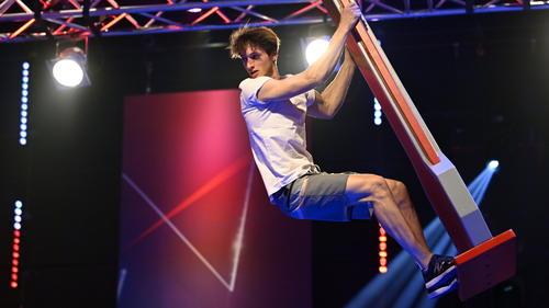 Moritz Hans will auch in dieser Staffel wieder ins Ninja-Warrior-Finale