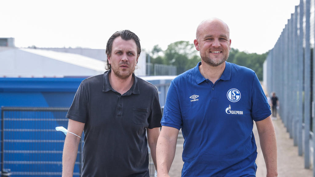René Grotus (l.) ist neuer Referent Sport auf Schalke René Grotus (l.) ist neuer Referent Sport auf Schalke