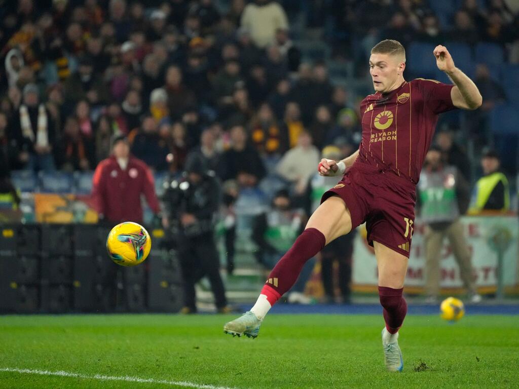 Artem Dovbyk blieb gegen Bergamo torlos, im Fokus stand der Angreifer aber - unverschuldet - dennoch Artem Dovbyk blieb gegen Bergamo torlos, im Fokus stand der Angreifer aber - unverschuldet - dennoch