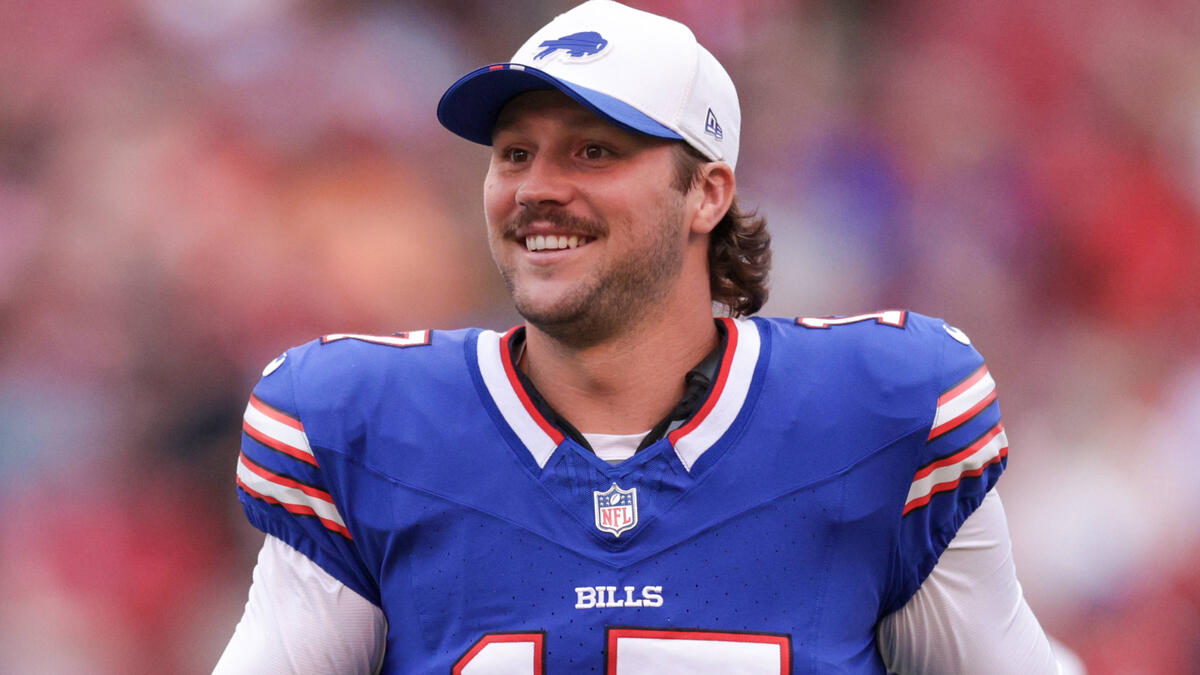 MVP Josh Allen und Co. werden ein goldenes NFL-Logo am Kragen tragen