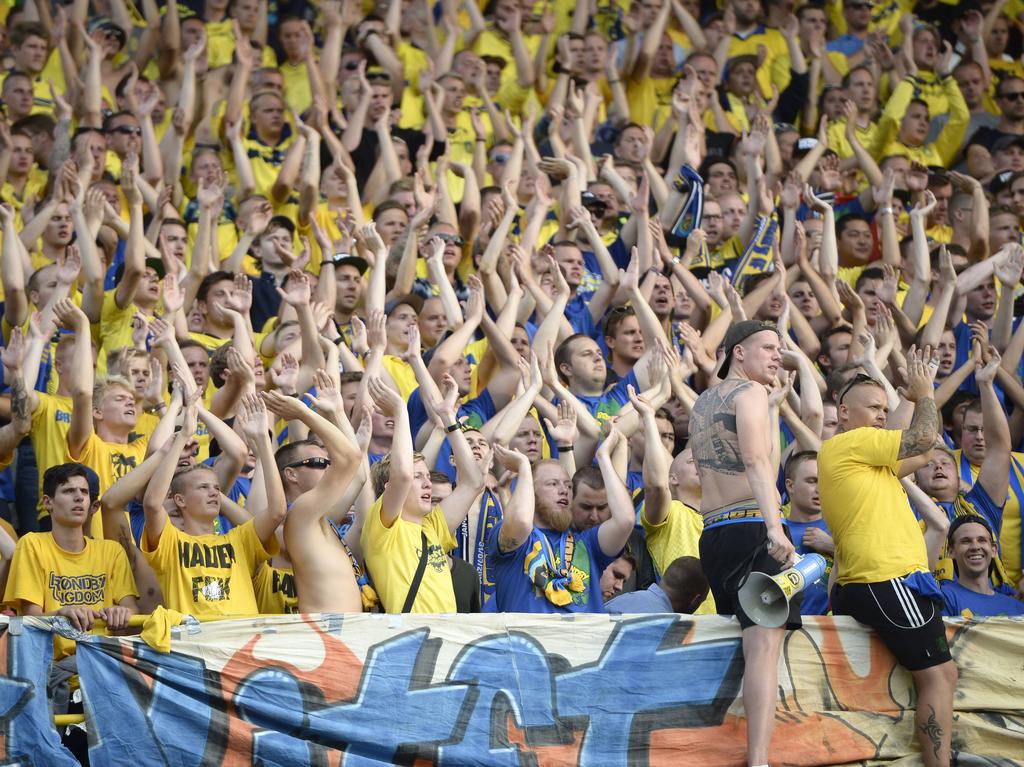 Die Fans Brøndby IF zittern um die Zukunft ihres Klubs