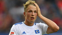 Fiete Arp erzielte am Samstag sein erstes Saisontor für die HSV-Profis