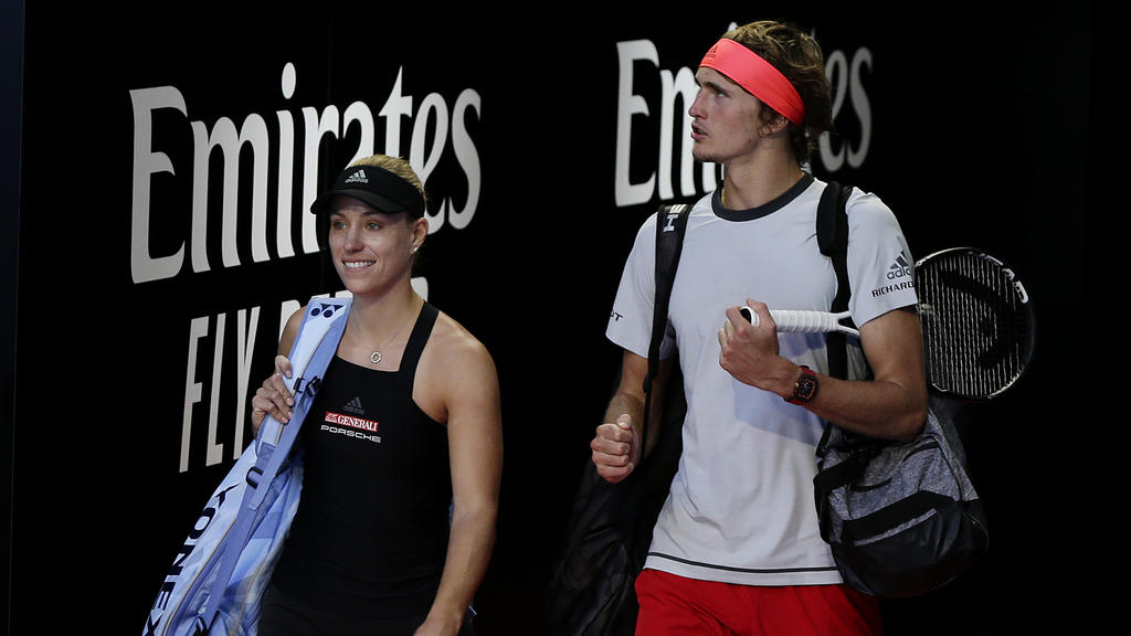 Angelique Kerber und Alexander Zverev treffen jeweils auf Tennis-Spieler aus Slowenien Angelique Kerber und Alexander Zverev treffen jeweils auf Tennis-Spieler aus Slowenien