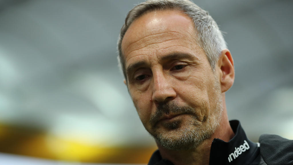 Adi Hütter plagen bei Eintracht Frankfurt große Personalsorgen im Sturm