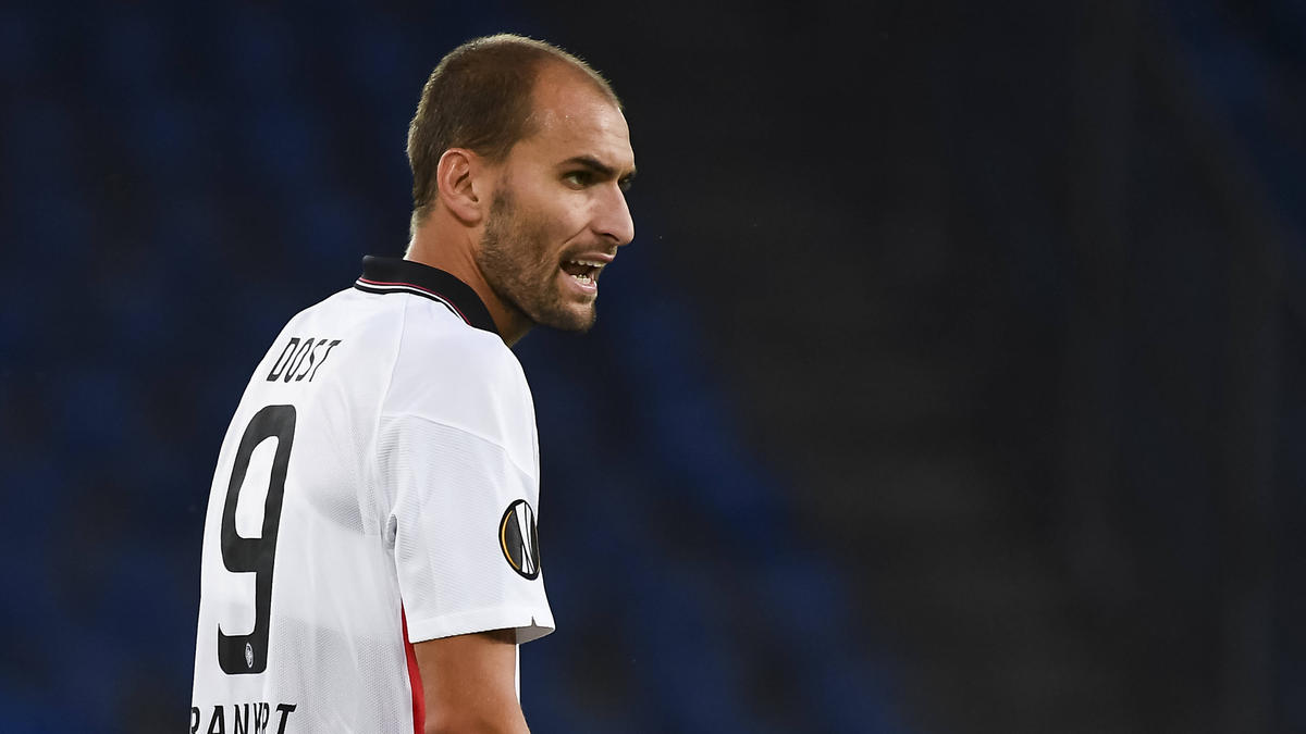 Bas Dost will mit Eintracht Frankfurt in die Europa League Bas Dost will mit Eintracht Frankfurt in die Europa League