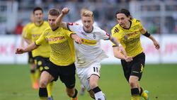 Wechselte erst später von Gladbach zum BVB: Marco Reus (M.)