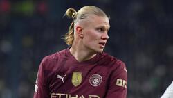 Erling Haaland steht mit Manchester City in der Champions League unter Druck