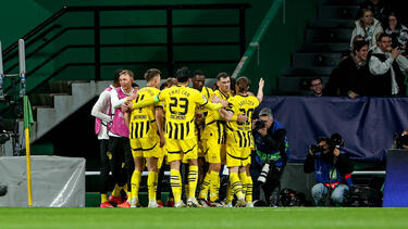 Der BVB jubelt in der Champions League