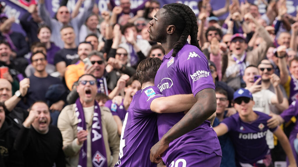 Moise Kean trifft für Florenz Moise Kean trifft für Florenz