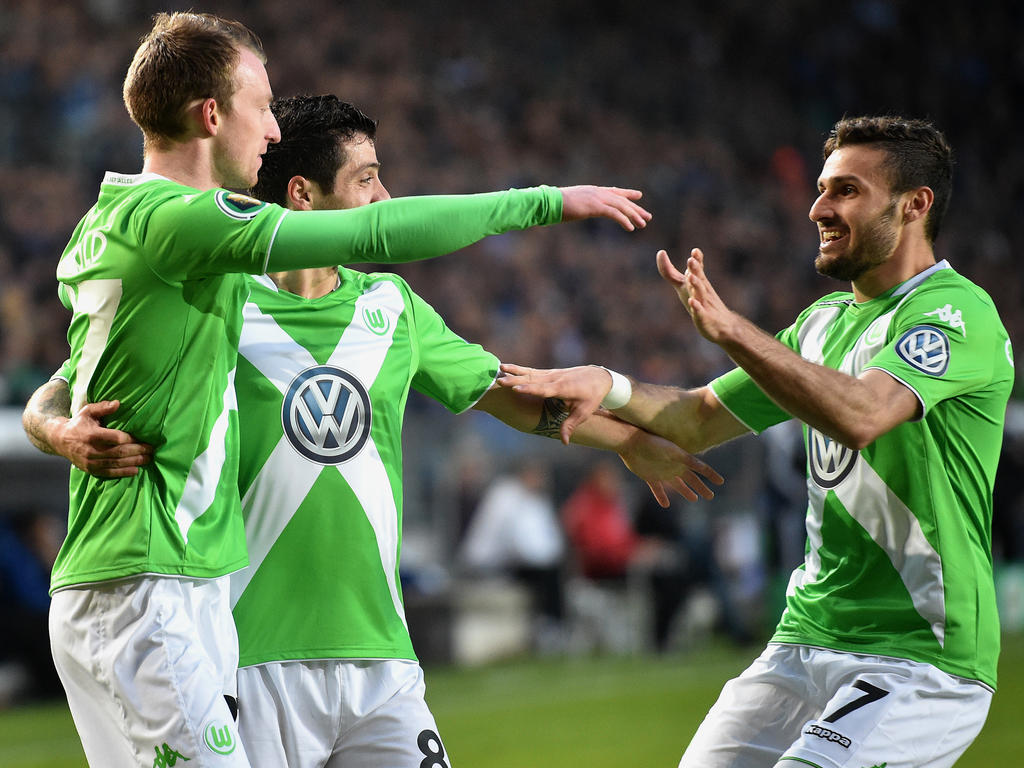 Grün gewinnt: Der VfL Wolfsburg zieht nach 20 Jahren wieder ins Pokalfinale ein.