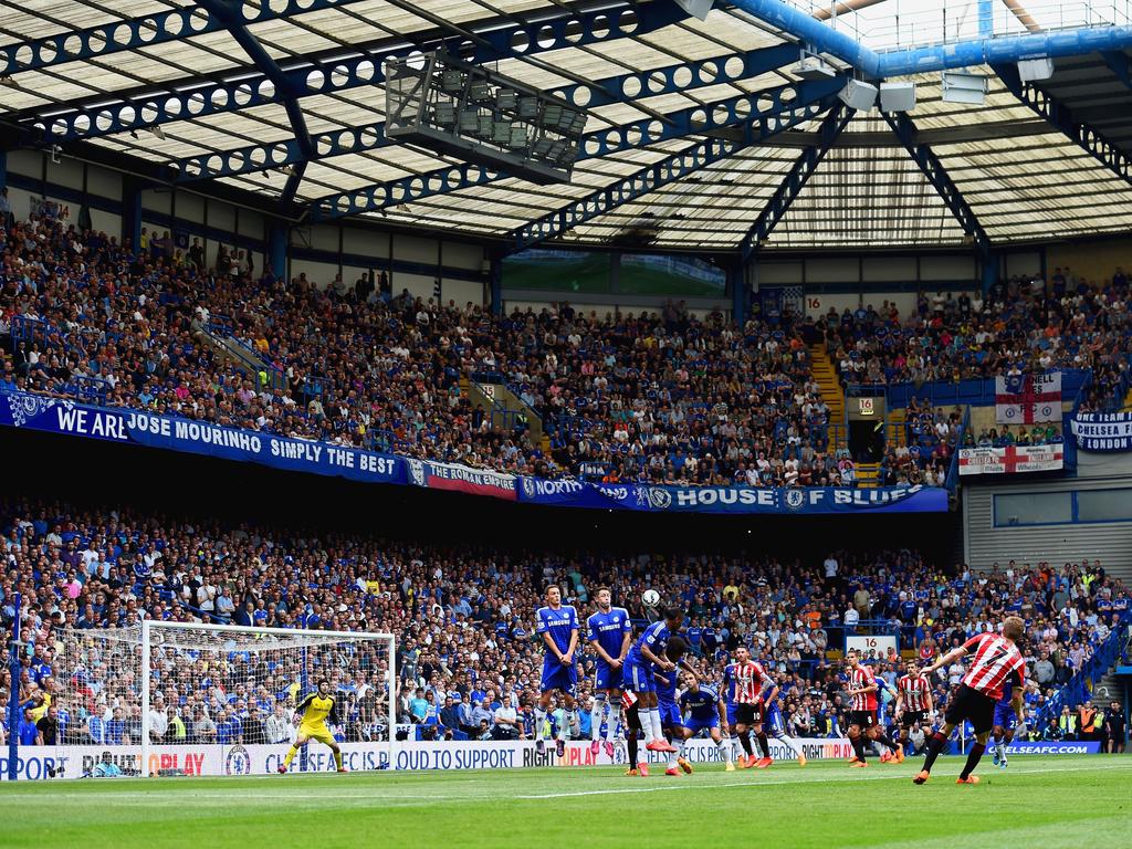 Competitiewedstrijd tussen Chelsea en Sunderland op Stamford Bridge. (24-05-2015)