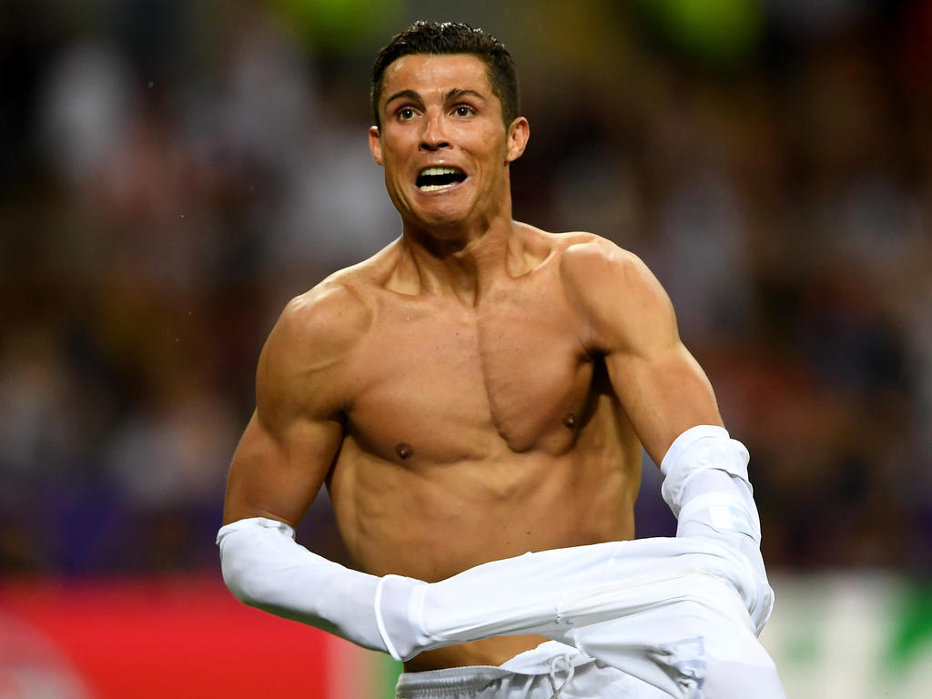 Im Spiel gelang Cristiano Ronaldo nicht viel, gefeiert wird er trotzdem