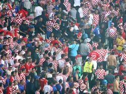 Szenen wie diese sollen sich im kroatischen Fanblock nicht wiederholen
