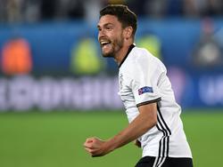Jonas Hector verwandelte den entscheidenden Elfmeter gegen Gianluigi Buffon