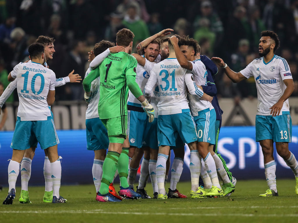 Schalke 04 feierte den Einzug ins Viertelfinale der Europa League