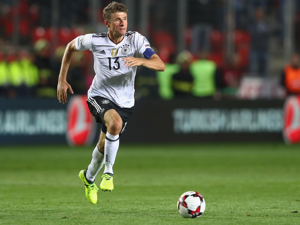 Thomas Müller traf im Hinspiel gegen Norwegen doppelt