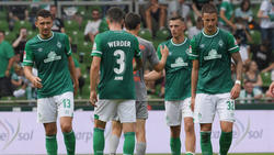 Verlässt auch Marco Friedl (1.v.r.) Werder Bremen?