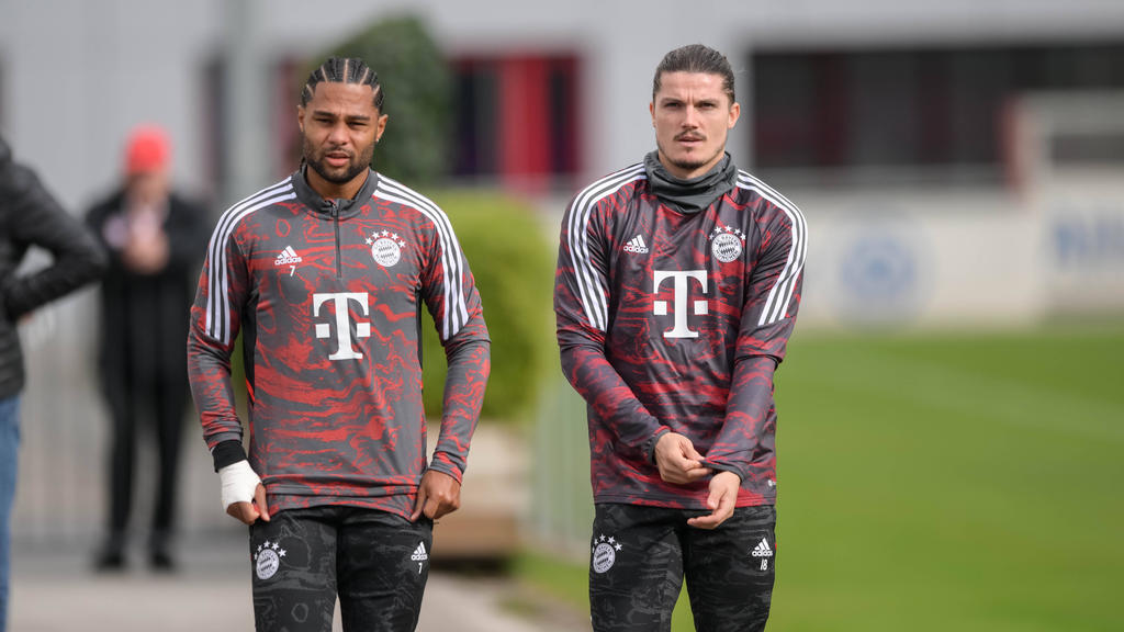 Verlässt Marcel Sabitzer (r.) den FC Bayern? Verlässt Marcel Sabitzer (r.) den FC Bayern?