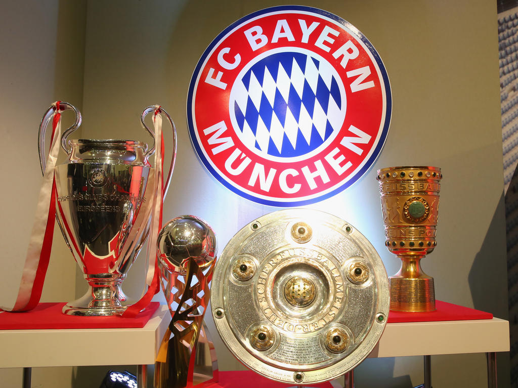 Die Trophäen der Bayern-Saison 2012/2013