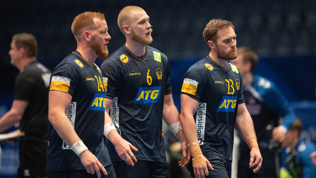 Felix Möller (m.) ist der Wunschspieler des THW Kiel