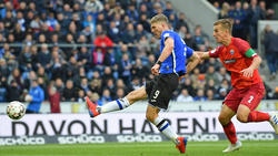 Fabian Klos erzielte für Arminia Bielefeld die Führung zum 1:0