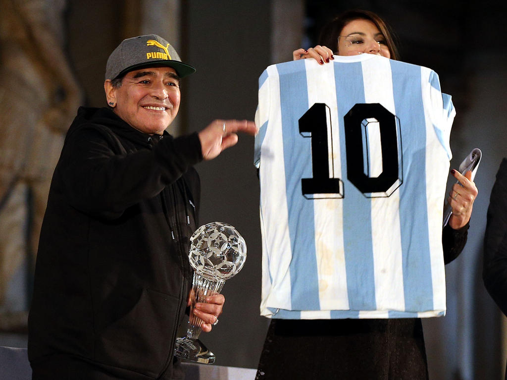Diego Maradona ist in Neapel allgegenwärtig