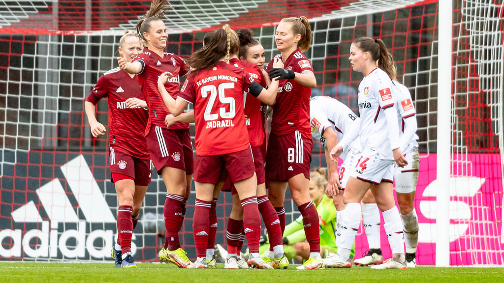 Die Frauen des FC Bayern schossen Leverkusen ab