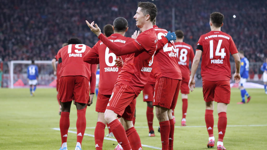 Der FC Bayern feierte gegen den FC Schalke eine Dauerparty