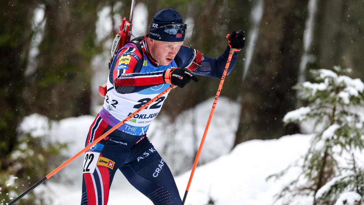 Biathlon-Star Johannes Dale-Skjevdal befindet sich im Baby-Glück
